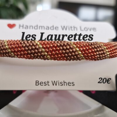 Bracelet rouille et or