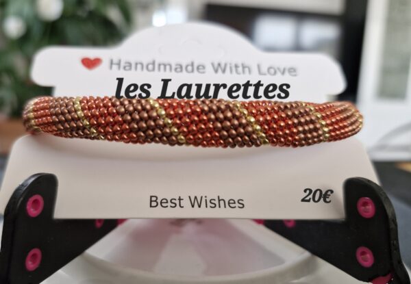 Bracelet rouille et or