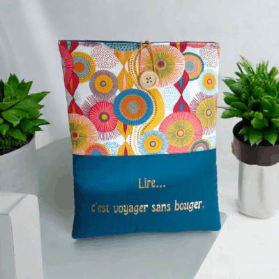 Pochette personnalisée molletonnée – Protège-livres, tablettes et liseuses