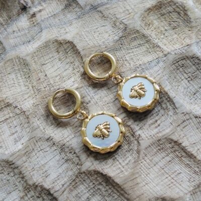 boucle d'oreille acier inoxydable