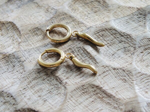 boucle d'oreille cornicello