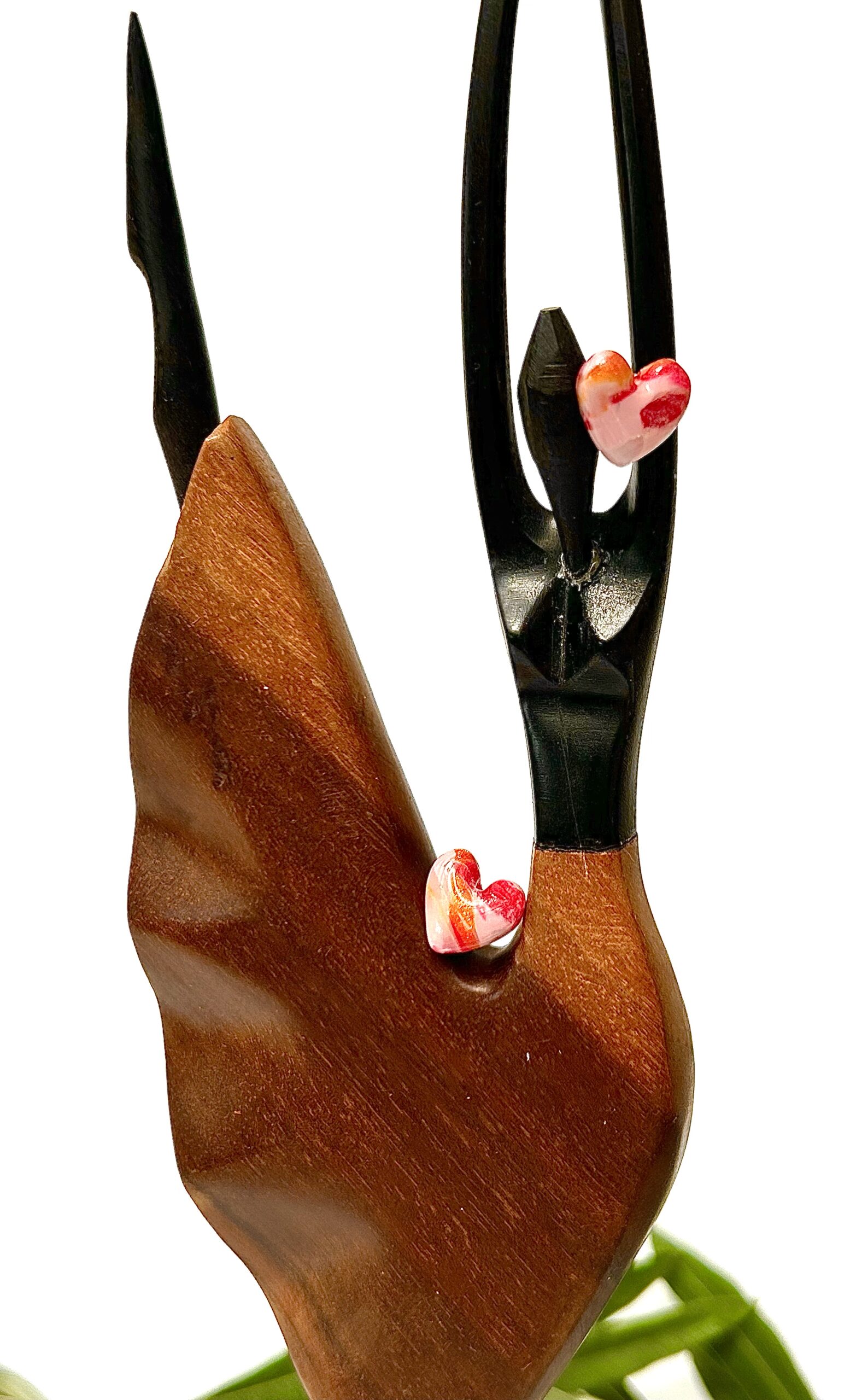 Boucles d’oreilles « Mon petit cœur » en pâte polymère Tutti frutti