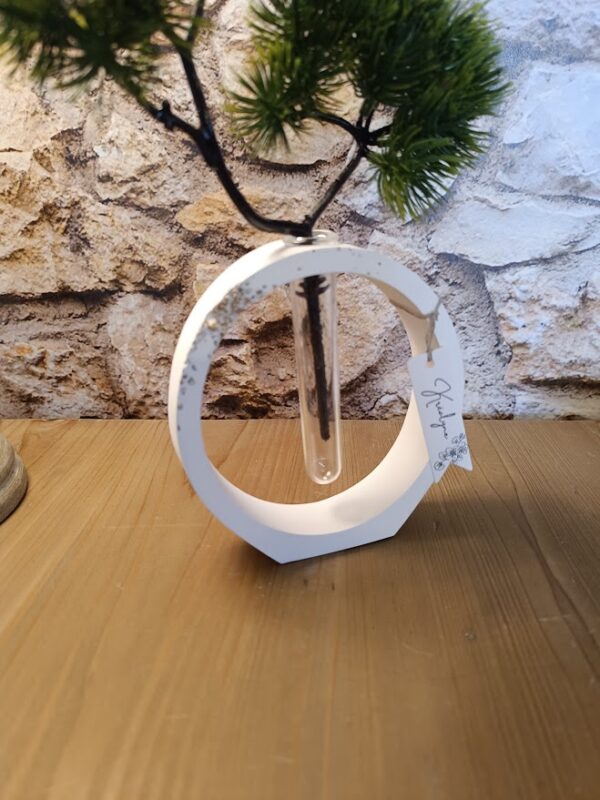 Vase blanc et or – Image 3
