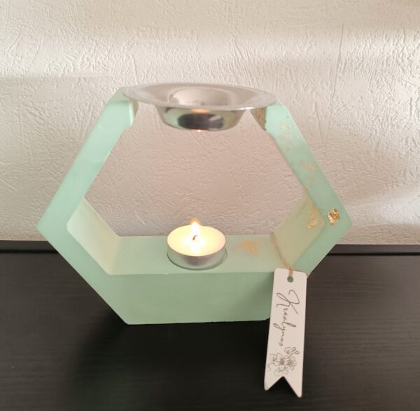 Brule parfum turquoise et or