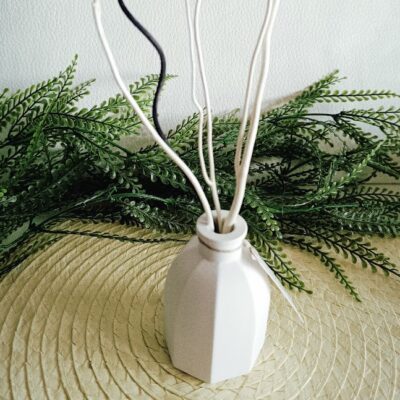 Petit vase diffuseur de parfum blanc