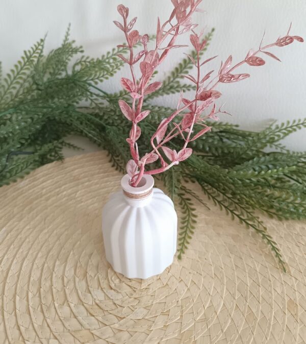 Petit vase diffuseur de parfum blanc – Image 2