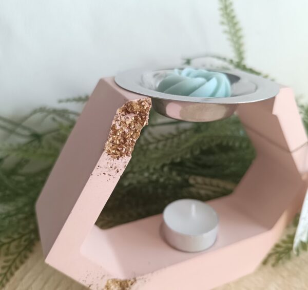 Brule parfum terracotta et or – Image 3