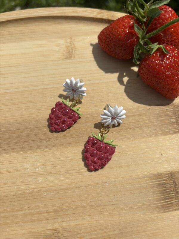 Boucles d'oreilles Framboises – Image 2