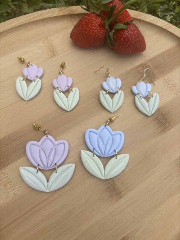 Boucles d'oreilles Tulipes – Image 5