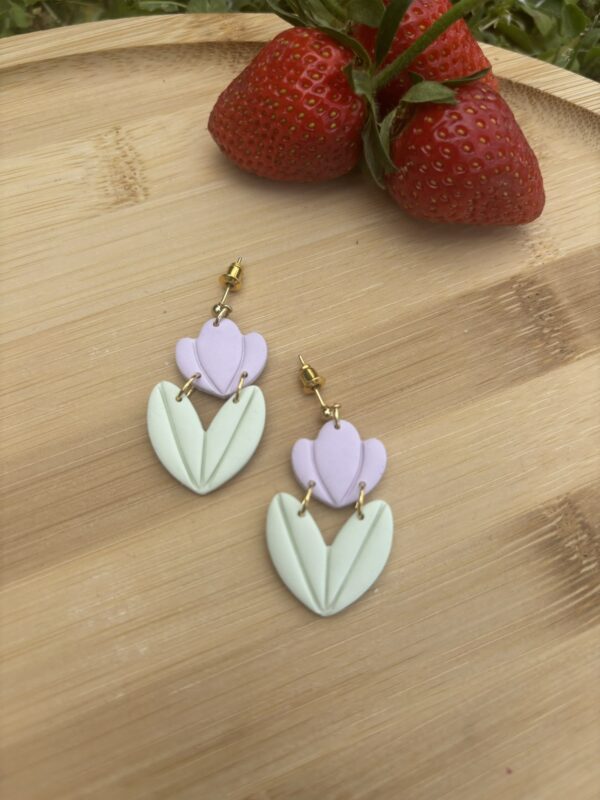 Boucles d'oreilles Tulipes – Image 8