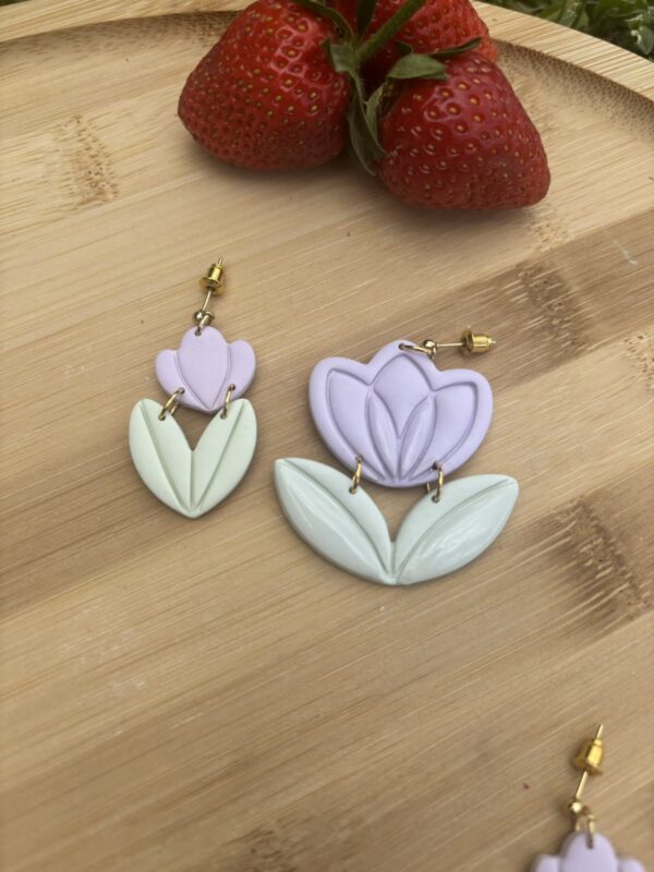 Boucles d'oreilles Tulipes – Image 9
