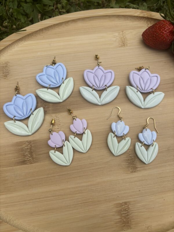 Boucles d'oreilles Tulipes – Image 6