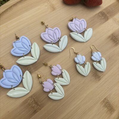 Boucles d'oreilles Tulipes