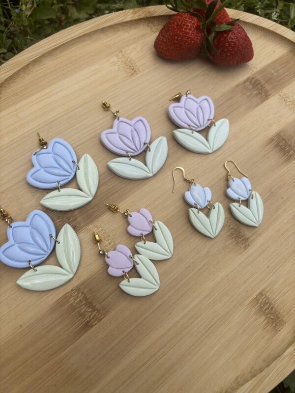 Boucles d'oreilles Tulipes