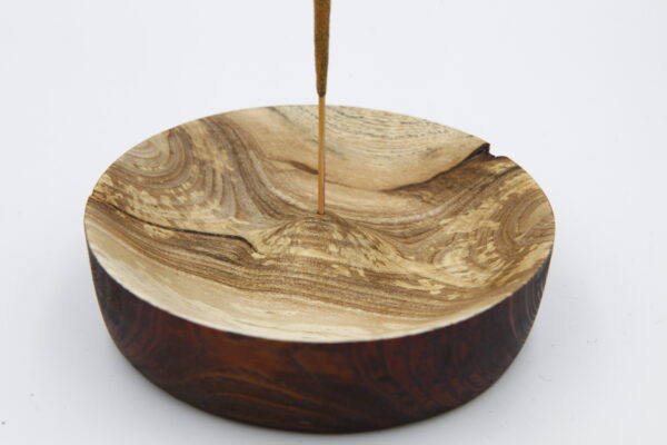 porte encens en frêne teinté – Image 6