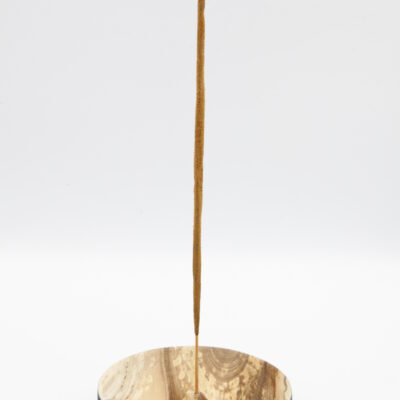 porte encens en frêne teinté