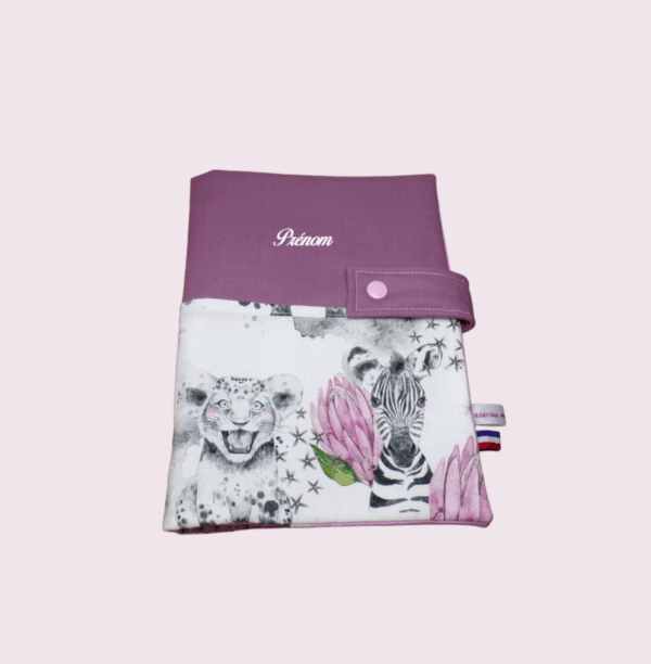 housse protège carnet de santé enfant personnalisable en 12 coloris modèle au choix – Image 14