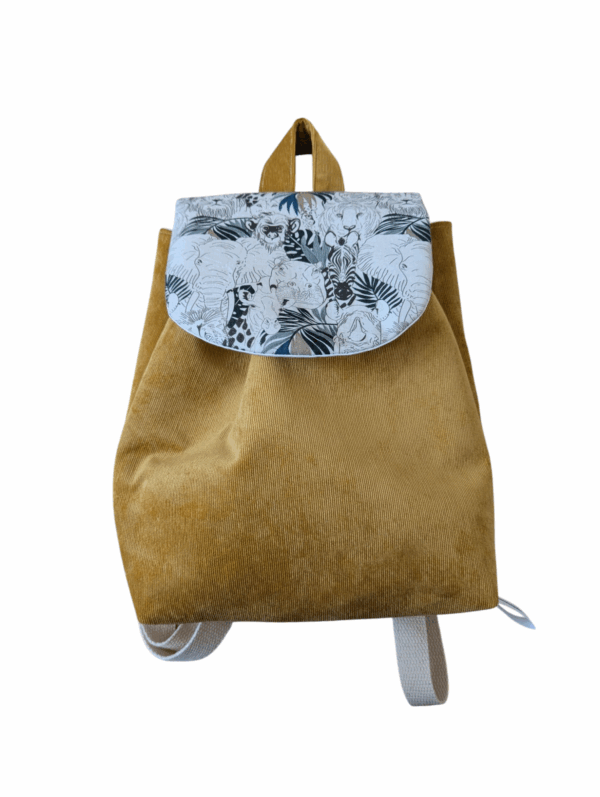 Sac à dos maternelle personnalisable rabat imprimé – Image 12
