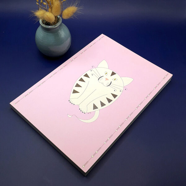 Grand carnet modèle Chat