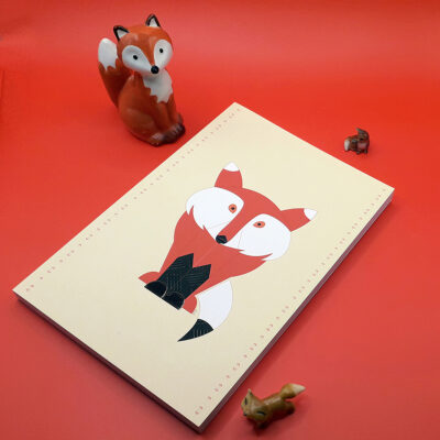 Grand carnet modèle Renard