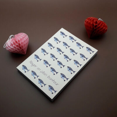 Petite carnet modèle Poissons