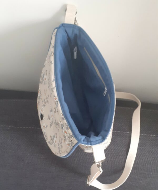 Sac Besace Fleuri
