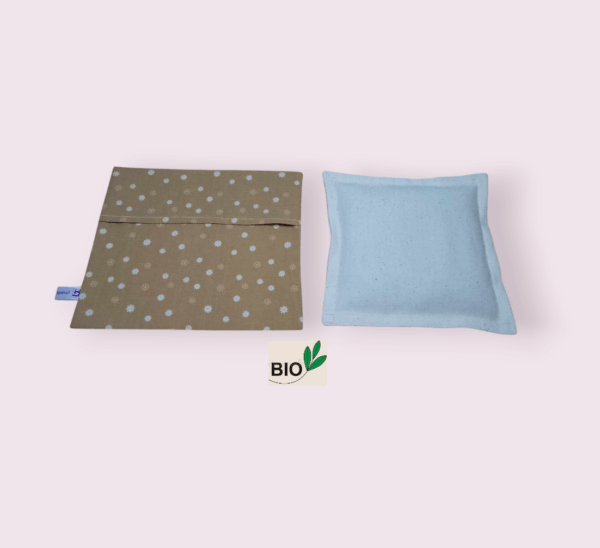 Bouillotte sèche aux graines de lin ou lin et lavande, déhoussable et lavable, modèle au choix – Image 3