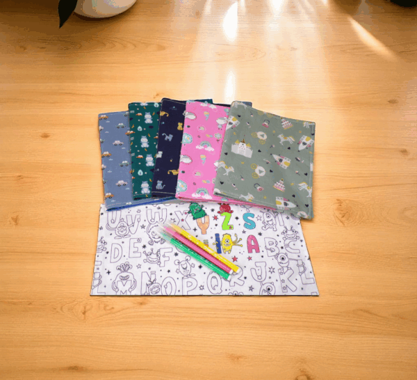 livre, cahier à colorier lavable, réutilisable plusieurs modèles au choix
