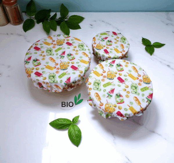 charlotte alimentaire coton bio doublé PUL certifié contact alimentaire modèle été