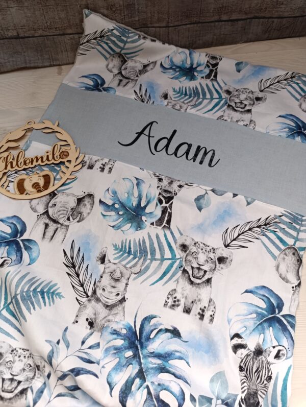 couverture savane bleu