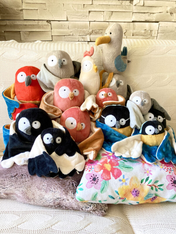 doudous oiseaux piouf