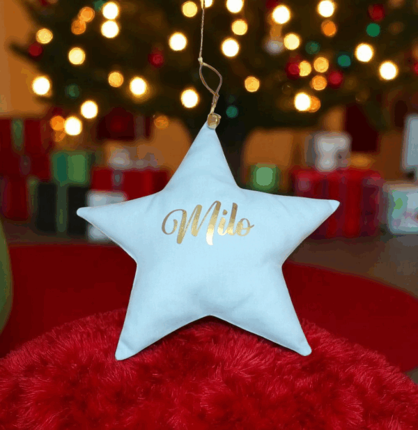 étoile de Noël personnalisée 21 cm