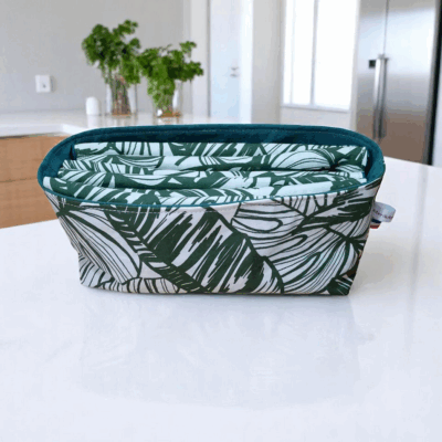 Panière de 6 feuilles d'essuie tout lavable 100 % coton doublé nid d'abeille, modèle au choix