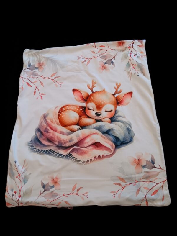 Couverture 100% coton doublée Minky OEKO-TEX