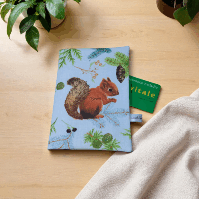 pochette à ordonnances, carte vitale et carte mutuelle, pour ordonnances pliées en 4, modèle animaux