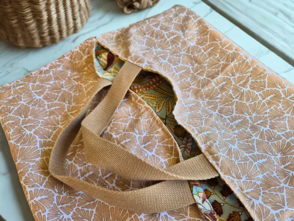Sac à Tarte – Lilas – Porte plat réversible – Image 5