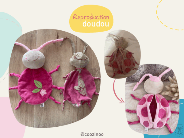 reproduction doudou coccinelle