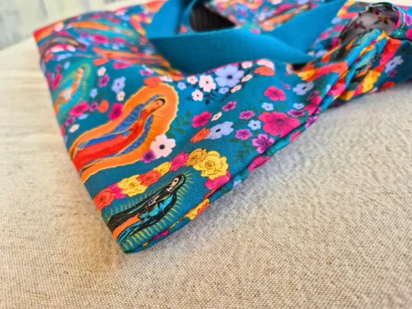 Sac à Tarte – Vierge de Guadalupe – Porte plat réversible – Image 3