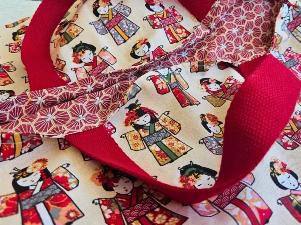 Sac à Tarte – geisha – Porte plat réversible – Image 4