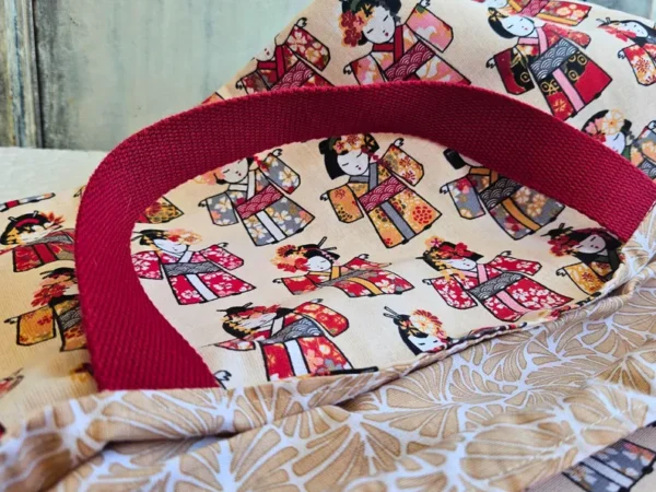 Sac à Tarte – geisha – Porte plat réversible – Image 3