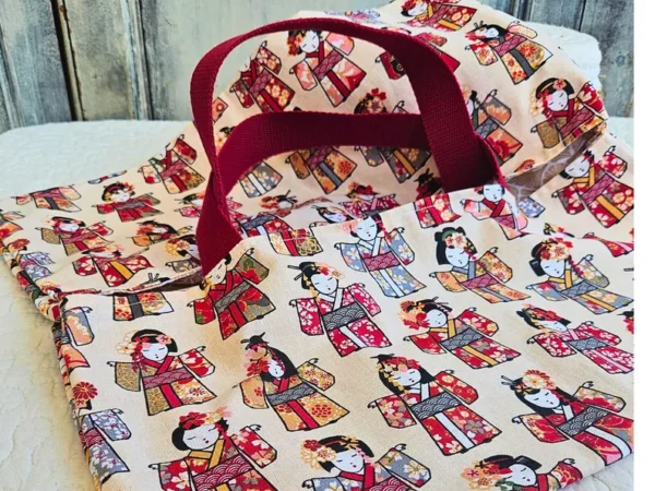 Sac à Tarte – geisha – Porte plat réversible – Image 2