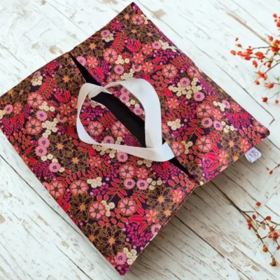 Sac à Tarte – Lili Rose et Prune – Porte plat réversible