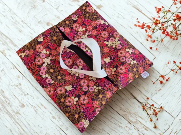 Sac à Tarte – Lili Rose et Prune – Porte plat réversible