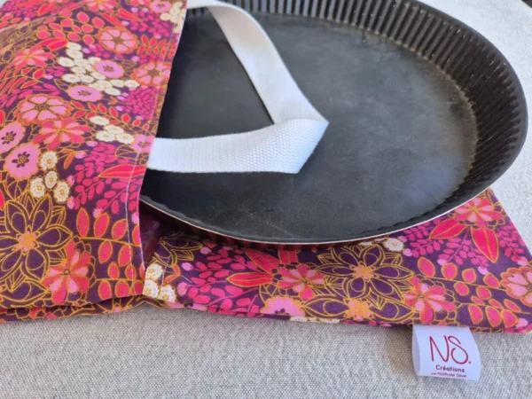 Sac à Tarte – Lili Rose et Prune – Porte plat réversible – Image 4
