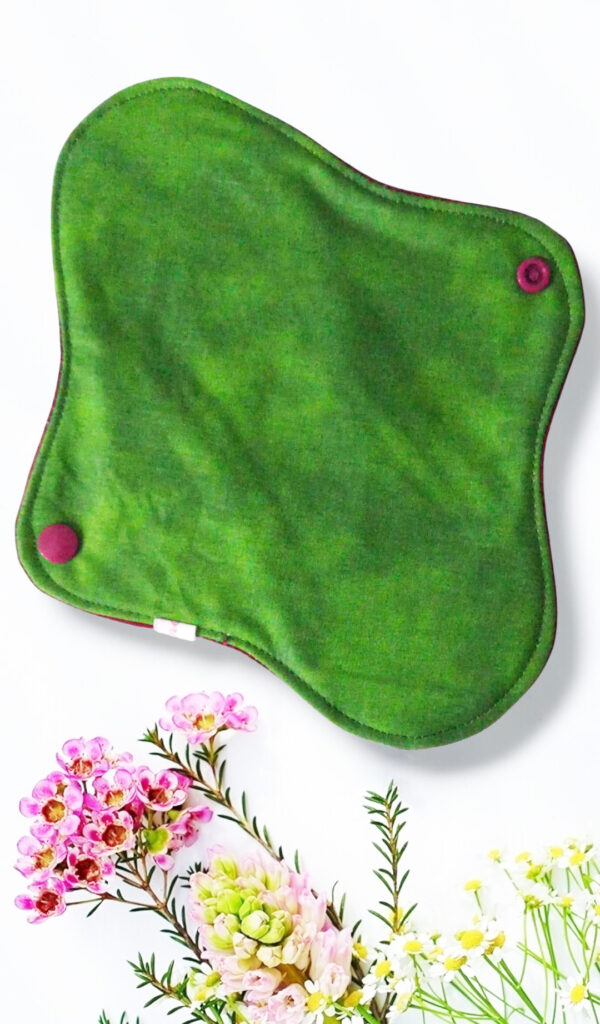 Pack 7 serviettes hygiéniques lavables FLEURS DES CHAMPS (S / Flux normaux) - serviettes menstruelles lavables - serviettes menstruelles lavables - Zéro déchet - shl - serviettes périodiques