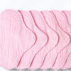 Pack 7 serviettes hygiéniques lavables ROSES (M/ Flux normaux à moyens) - serviettes menstruelles lavables - serviettes menstruelles lavables - Zéro déchet - shl - serviettes périodiques