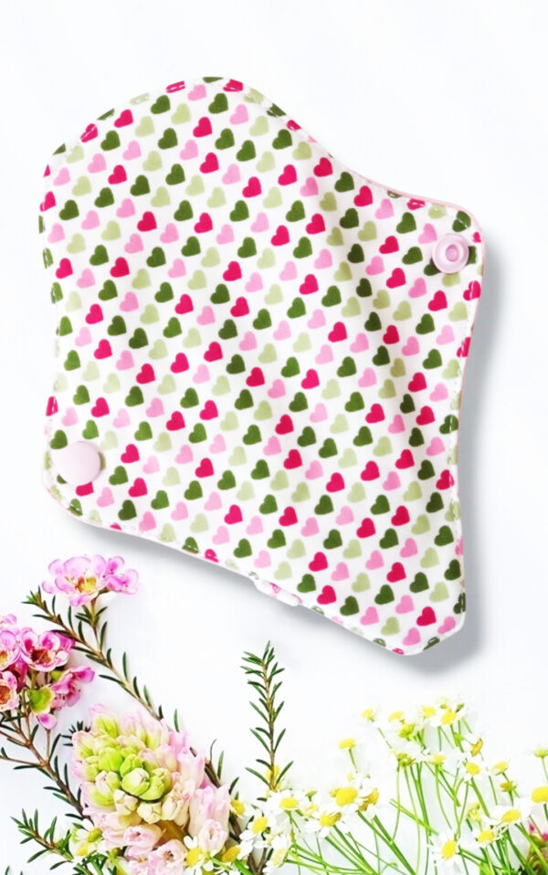 Pack 7 protège-strings lavables ROSES (Mini - 17 cm) - Zéro déchet - protège-tangas - adolescente - fille - femme