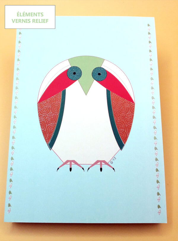 Grand carnet modèle Chouette – Image 2