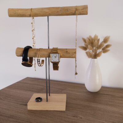 Porte bijoux en bois, cadeau fête des mères