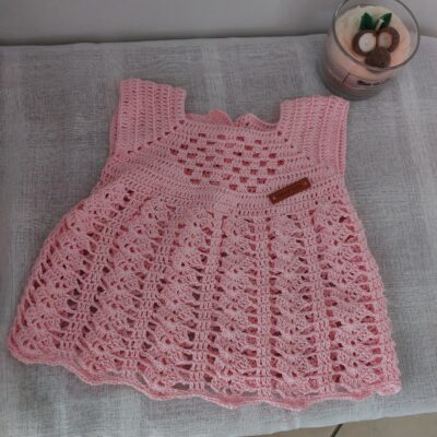 robe été point dentelle